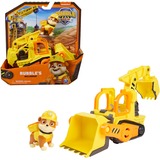Spin Master Rubble & Crew, Veicolo da lavoro di Rubble, Bulldozer giocattolo con parti mobili e personaggio da collezione, giocattoli per bambini dai 3 anni in su,  veicolo da gioco Rubble & Crew, Veicolo da lavoro di Rubble, Bulldozer giocattolo con parti mobili e personaggio da collezione, giocattoli per bambini dai 3 anni in su, Scavatrice, 3 anno/i, Plastica, Nero, Arancione, Giallo