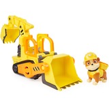 Spin Master Rubble & Crew, Veicolo da lavoro di Rubble, Bulldozer giocattolo con parti mobili e personaggio da collezione, giocattoli per bambini dai 3 anni in su,  veicolo da gioco Rubble & Crew, Veicolo da lavoro di Rubble, Bulldozer giocattolo con parti mobili e personaggio da collezione, giocattoli per bambini dai 3 anni in su, Scavatrice, 3 anno/i, Plastica, Nero, Arancione, Giallo