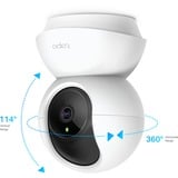 TP-Link Tapo TC70 videocamera di sorveglianza da interno, Telecamera di sorveglianza Telecamera di sicurezza IP, Interno, Wireless, Soffitto/muro, Bianco, Sferico