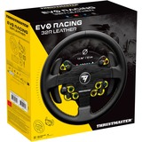 Thrustmaster Evo Racing 32R Leather Nero, Giallo Volante Analogico/Digitale PC, PlayStation 4, PlayStation 5, Xbox One, Xbox One S, Xbox One X, Xbox Series S, Xbox Series X, Sostituzione volante Nero, Volante, PC, PlayStation 4, PlayStation 5, Xbox One, Xbox One S, Xbox One X, Xbox Series S, Xbox Series X, Analogico/Digitale, Cablato, Nero, Giallo, Alluminio, Pelle