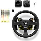 Thrustmaster Evo Racing 32R Leather Nero, Giallo Volante PC, PlayStation 4, PlayStation 5, Xbox, Xbox One, Sostituzione volante Nero, Volante, PC, PlayStation 4, PlayStation 5, Xbox, Xbox One, D-pad, Cablato, Nero, Giallo, Alluminio, Pelle