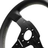 Thrustmaster Evo Racing 32R Leather Nero, Giallo Volante PC, PlayStation 4, PlayStation 5, Xbox, Xbox One, Sostituzione volante Nero, Volante, PC, PlayStation 4, PlayStation 5, Xbox, Xbox One, D-pad, Cablato, Nero, Giallo, Alluminio, Pelle