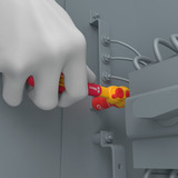 Wera 05004866001, Pistola rosso/Giallo