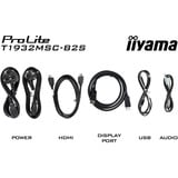 iiyama ProLite T1932MSC-B2S, Monitor LED Nero (opaco)