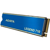 ADATA LEGEND 710 256 GB, Disco a stato solido blu/Oro