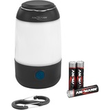 Ansmann Mini lanterna da campeggio, Luce LED Nero