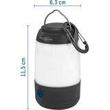 Ansmann Mini lanterna da campeggio, Luce LED Nero