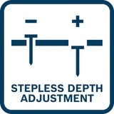 Bosch Chiodatrice a batteria per legno GNH 18V-64-2 M Professional solo, 18 volt blu/Nero