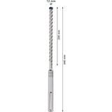 Bosch Expert Punta per martelli SDS Max-8X, Trapano Martello perforatore, Hammer drill bit, 1,2 cm, 340 mm, Cemento, Pietra, 20 cm
