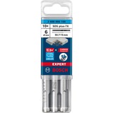Bosch Expert Punta per martelli SDS plus-7X, Trapano Martello perforatore, Hammer drill bit, 6 mm, 115 mm, Cemento, Pietra, 5 cm