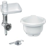 Bosch MUZS2BS accessorio per tritacarne bianco, Argento, Bianco, 1,05 kg