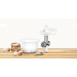 Bosch MUZS2BS accessorio per tritacarne bianco, Argento, Bianco, 1,05 kg