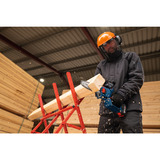 Bosch Sega per potatura a batteria GKE 18V-20 Professional solo, 18 Volt, Sega a catena blu