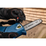 Bosch Sega per potatura a batteria GKE 18V-20 Professional solo, 18 Volt, Sega a catena blu