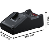 Bosch Set professionale 18V, GBH 18V-22 + GSR 18V-65 + GWS 18V-8 Professional, Set di strumenti blu