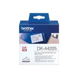 Brother DK-44205 nastro per etichettatrice Nero su bianco, Nastro di scrittura bianco, Nero su bianco, DK, Bianco, Termica diretta, Cina, 5 anno/i
