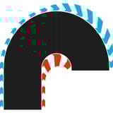 Carrera HYBRID Curva a forcina 180° L/R, Ippodromo 