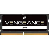 Corsair Vengeance CMSX16GX5M1A4800C40 memoria 16 GB 1 x 16 GB DDR5 4800 MHz Nero, 16 GB, 1 x 16 GB, DDR5, 4800 MHz, 262-pin SO-DIMM