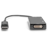 Digitus AK-340418-002-S, Adattatore Nero