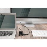 Digitus Adattatore/convertitore 3 in 1 DisplayPort > DisplayPort + HDMI + DVI + VGA Nero
