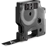 Dymo D1 etichette originali | stampa bianca su nero | 12 mm x 7 m | etichette autoadesive per etichettatrice LabelManager | 1 Pezzo, Nastro di scrittura Bianco su nero, Poliestere, Belgio, -18 - 90 °C, DYMO, LabelManager, LabelWriter 450 DUO