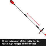 EINHELL 3410901 decespugliatore e tagliabordi Batteria Nero, Rosso rosso/Nero, Nero, Rosso, Batteria, 18 V