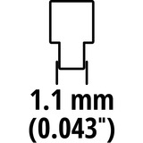 EINHELL 4501754 catena di ricambio per sega Einhell, GC-LC 18 Li, 25 cm, 100 g, 130 g