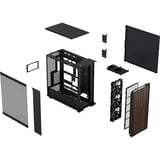 Fractal Design North XL RC Charcoal Black TG Dark, Chassis Tower Nero/legno