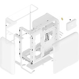 HYTE X50, Chassis Tower bianco