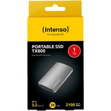 Intenso SSD esterna TX800 1 TB, Disco a stato solido antracite