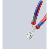 KNIPEX 74 05 200, Pinze di taglio rosso/Blu