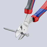 KNIPEX 74 05 200, Pinze di taglio rosso/Blu