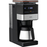 Krups Grind Aroma XL KT8428 con macinino, Macchina fa filtro Nero/in acciaio inox