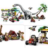 LEGO Jurassic World Alla ricerca del Raptor e del Titanosauro, Giochi di costruzione Set da costruzione, 7 anno/i, Plastica, 582 pz, 1,05 kg