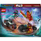 LEGO NINJAGO 71838 Gara di Velocità sulla Moto di Kai con 2 Motociclette Giocattolo, 2 Minifigure e Accessori, Idea Regalo 6+, Giochi di costruzione 2 Minifigure e Accessori, Idea Regalo 6+, Set da costruzione, 6 anno/i, Plastica, 79 pz, 139 g