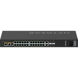 Netgear GSM4230P-100EUS switch di rete Gestito L2/L3 Gigabit Ethernet (10/100/1000) Supporto Power over Ethernet (PoE) 1U Nero, Interruttore Gestito, L2/L3, Gigabit Ethernet (10/100/1000), Supporto Power over Ethernet (PoE), Montaggio rack, 1U