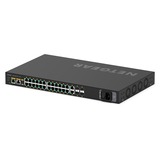 Netgear GSM4230P-100EUS switch di rete Gestito L2/L3 Gigabit Ethernet (10/100/1000) Supporto Power over Ethernet (PoE) 1U Nero, Interruttore Gestito, L2/L3, Gigabit Ethernet (10/100/1000), Supporto Power over Ethernet (PoE), Montaggio rack, 1U