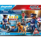 PLAYMOBIL City Action Posto di blocco della Polizia Azione/Avventura, 4 anno/i, Multicolore, Plastica