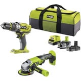 Ryobi R18PDAG-242S, Set di strumenti verde/Nero