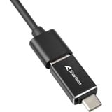 Sharkoon 4044951037582, Hub USB Nero