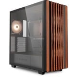 Sharkoon Rebel C70G RGB, Chassis Tower Nero/legno