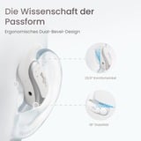 Shokz OpenFit Air, weiss Auricolare Wireless A clip Chiamate/Musica/Sport/Tutti i giorni Bluetooth Bianco, Cuffie bianco, weiss, Wireless, Chiamate/Musica/Sport/Tutti i giorni, 50 - 16000 Hz, Auricolare, Bianco