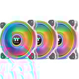 Thermaltake Riing Quad 12 RGB Case per computer Ventilatore 12 cm Bianco bianco, Ventilatore, 12 cm, 500 Giri/min, 1500 Giri/min, 25,2 dB, 40,9 pdc/min