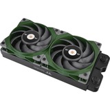 Thermaltake Toughfan 12 Racing Green High Static Pressure Radiator Fan Universale Ventilatore 12 cm Verde 1 pz verde, Ventilatore, 12 cm, 500 Giri/min, 2000 Giri/min, 58,35 pdc/min, Verde