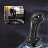 Thrustmaster TCA Captain Pack X Airbus Edition Nero, Blu USB Joystick + leva di controllo del motore Analogico/Digitale PC, Xbox Series S, Xbox Series X, set Nero, Joystick + leva di controllo del motore, PC, Xbox Series S, Xbox Series X, Pulsanti direzionali, Pulsante Menu, Pulsante Seleziona, Pulsante Condividi, View button, Analogico/Digitale, Cablato, USB
