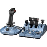 Thrustmaster TCA Captain Pack X Airbus Edition Nero, Blu USB Joystick + leva di controllo del motore Analogico/Digitale PC, Xbox Series S, Xbox Series X, set Nero, Joystick + leva di controllo del motore, PC, Xbox Series S, Xbox Series X, Pulsanti direzionali, Pulsante Menu, Pulsante Seleziona, Pulsante Condividi, View button, Analogico/Digitale, Cablato, USB