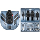 Thrustmaster TCA Captain Pack X Airbus Edition Nero, Blu USB Joystick + leva di controllo del motore Analogico/Digitale PC, Xbox Series S, Xbox Series X, set Nero, Joystick + leva di controllo del motore, PC, Xbox Series S, Xbox Series X, Pulsanti direzionali, Pulsante Menu, Pulsante Seleziona, Pulsante Condividi, View button, Analogico/Digitale, Cablato, USB