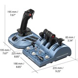 Thrustmaster TCA Captain Pack X Airbus Edition Nero, Blu USB Joystick + leva di controllo del motore Analogico/Digitale PC, Xbox Series S, Xbox Series X, set Nero, Joystick + leva di controllo del motore, PC, Xbox Series S, Xbox Series X, Pulsanti direzionali, Pulsante Menu, Pulsante Seleziona, Pulsante Condividi, View button, Analogico/Digitale, Cablato, USB
