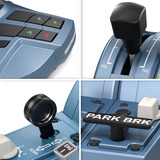 Thrustmaster TCA Captain Pack X Airbus Edition Nero, Blu USB Joystick + leva di controllo del motore Analogico/Digitale PC, Xbox Series S, Xbox Series X, set Nero, Joystick + leva di controllo del motore, PC, Xbox Series S, Xbox Series X, Pulsanti direzionali, Pulsante Menu, Pulsante Seleziona, Pulsante Condividi, View button, Analogico/Digitale, Cablato, USB