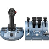 Thrustmaster TCA Captain Pack X Airbus Edition Nero, Grigio USB Joystick + leva di controllo del motore Analogico PC, Xbox, set Nero, Joystick + leva di controllo del motore, PC, Xbox, Pulsanti direzionali, Pulsante Menu, Pulsante Seleziona, Pulsante Condividi, View button, Analogico, Cablato, USB